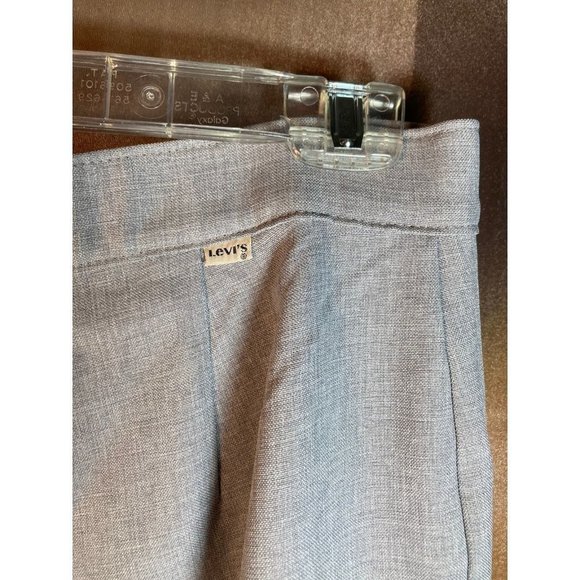 Vintage‎ 80’s Levi’s Wide Leg Dress Pants High Rise Light Gray Size 32 - Picture 5 of 6